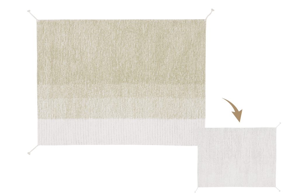 Gelato Green Çift taraflı Halı, S