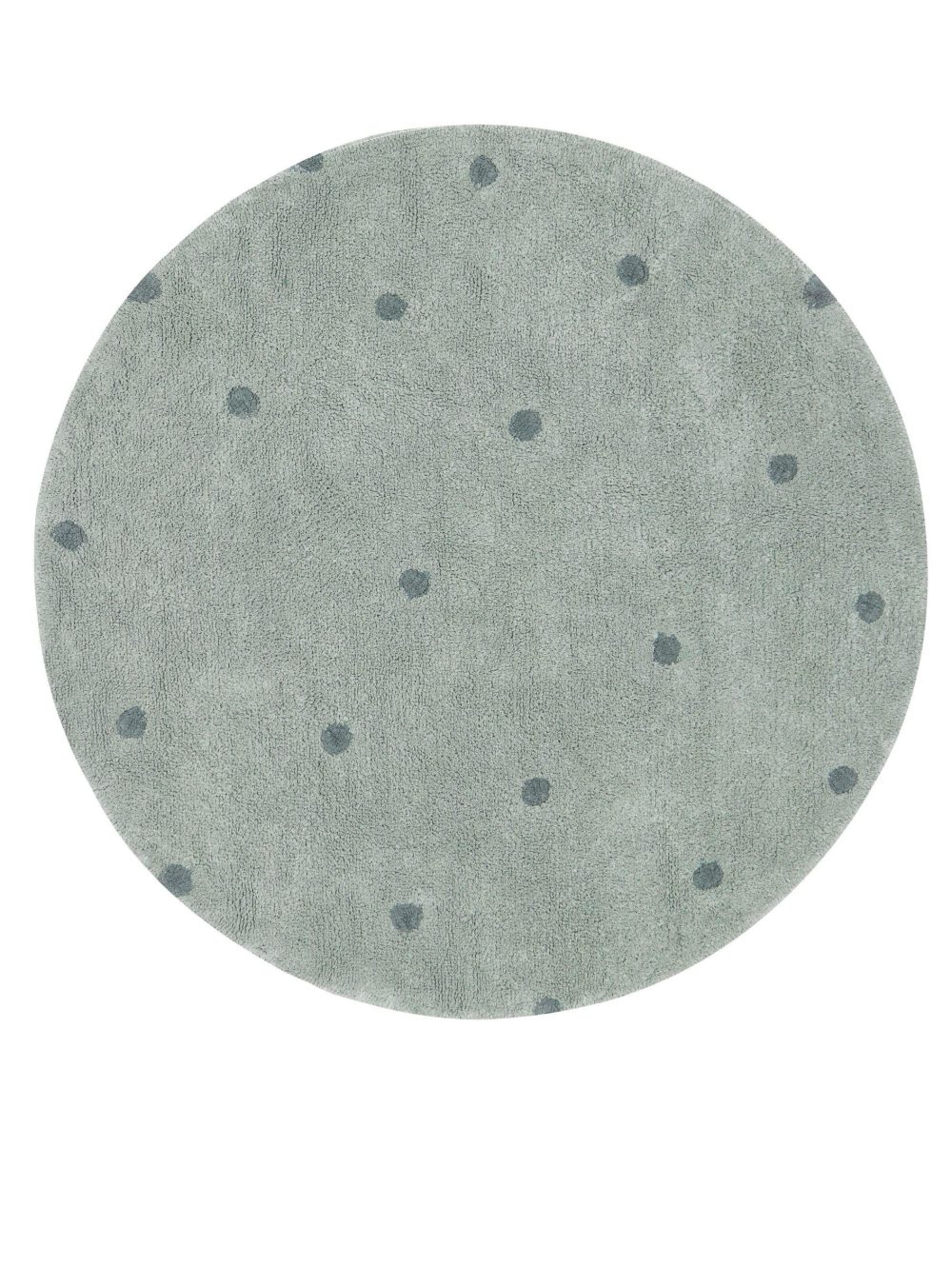 HALI, ROUND DOT BLUE SAGE