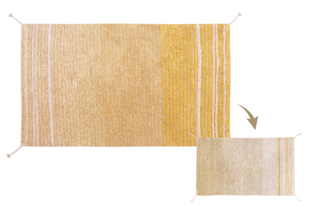 Twin Amber Çift Taraflı Halı, XS