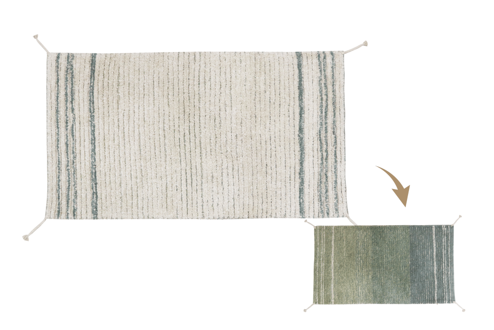 Lorena Canals-TWİN VİNTAGE BLUE ÇİFT TARAFLI 80X140