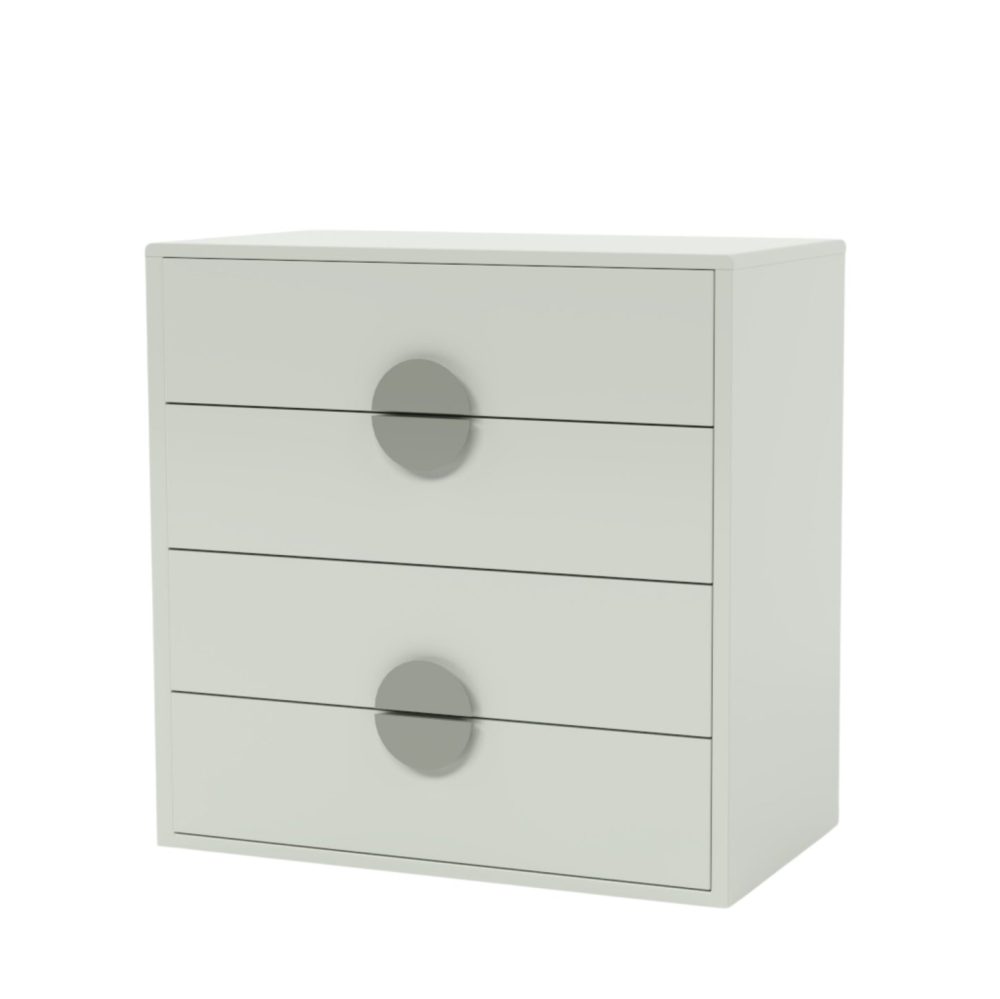 Neowise 4 Çekmeceli Şifonyer/ Soluk Yeşil